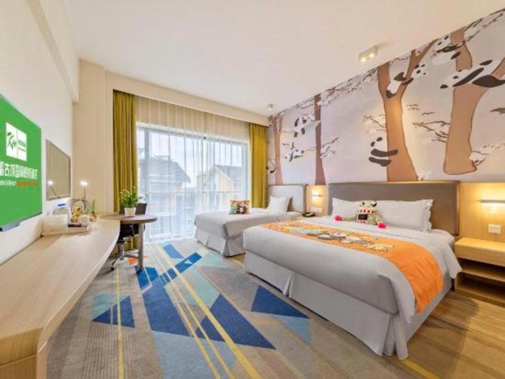 Holiday Inn Express Dujiangyan Ancient City Buitenkant foto